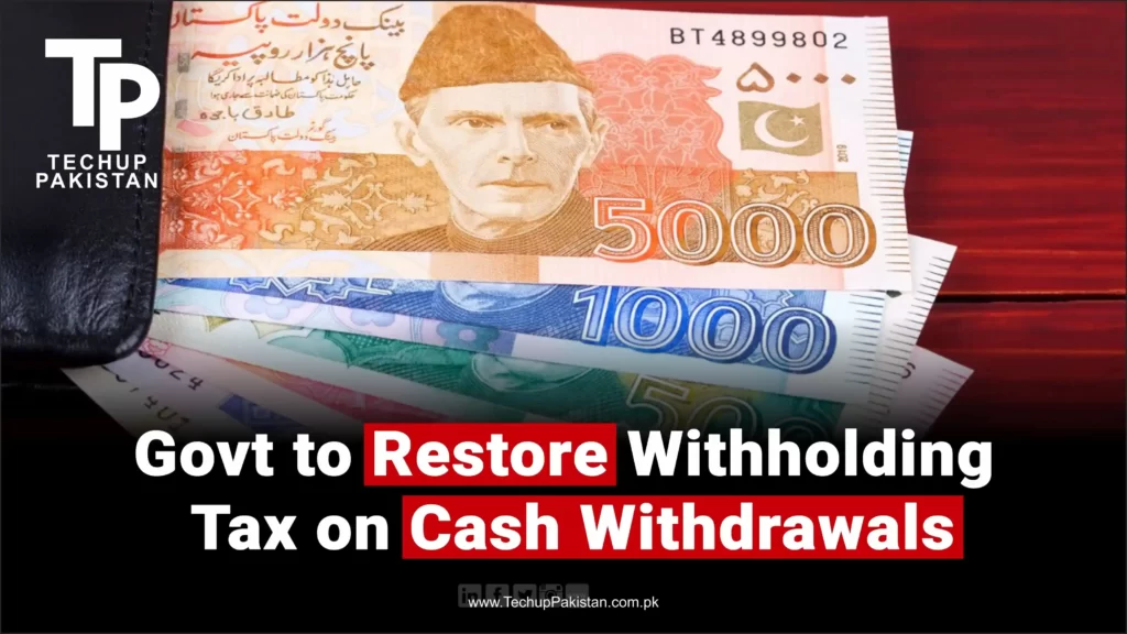 Withholding Tax on Cash