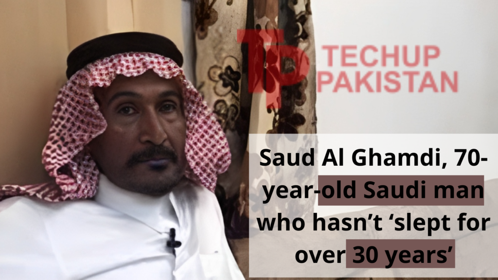 Saud Al Ghamdi 70 year old Saudi man who hasnt ‘slept for over 30 years