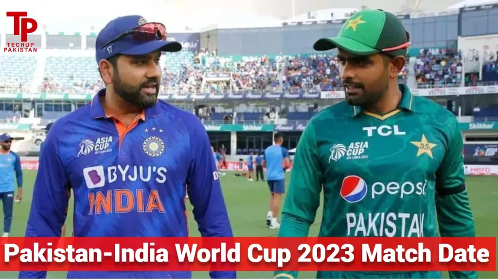 Pakistan-India World Cup Match Date 2023