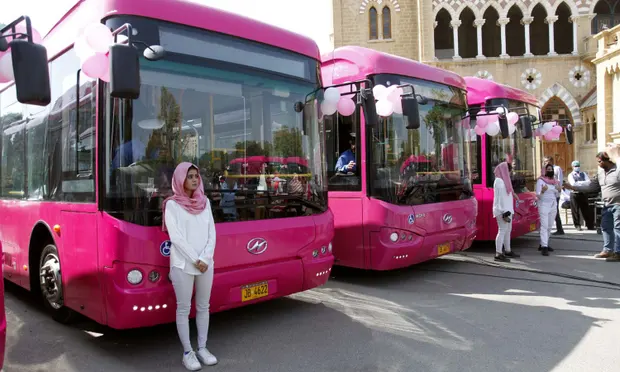 Female Drivers to Lead Sindh's Pink Buses
