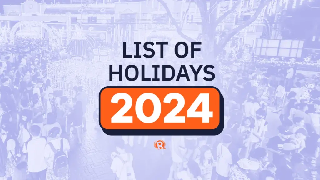 List of Holidays 2024